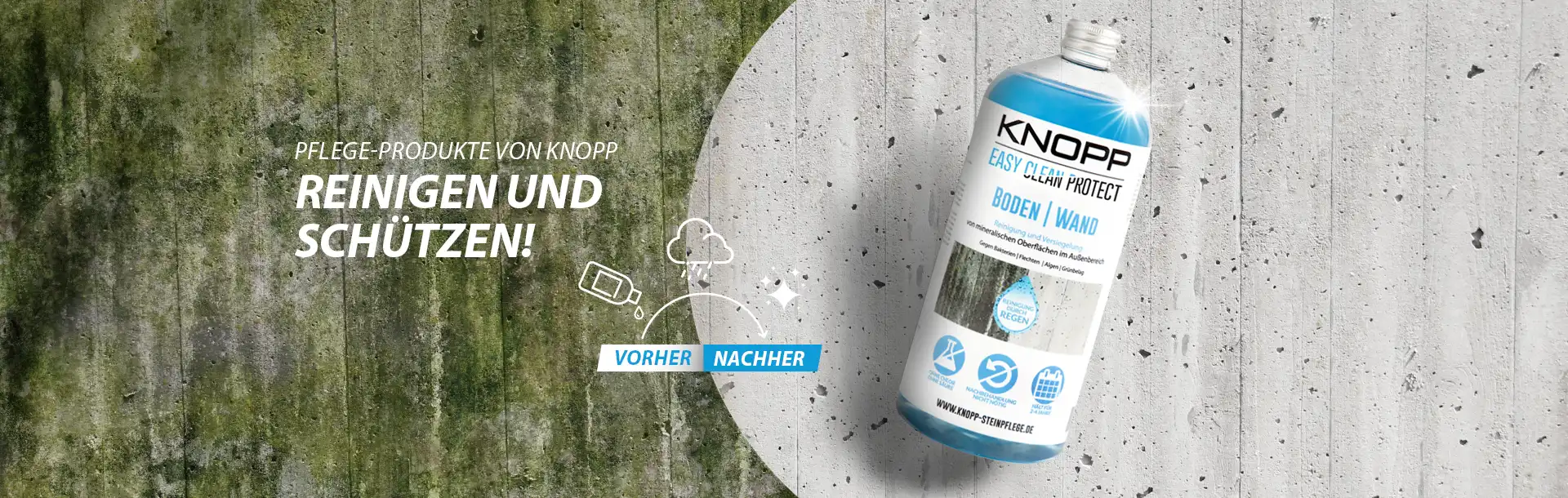 Knopp Steinpflege - reinigen und schützen Desktop