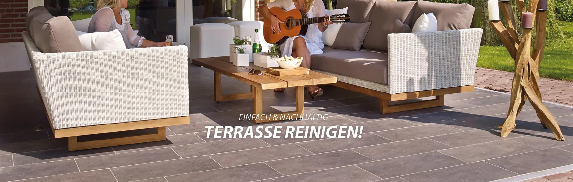 Terrasse reinigen